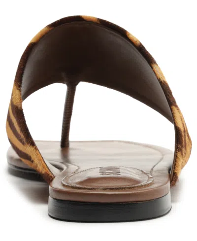 Schutz Martha Slide Sandal In Brown