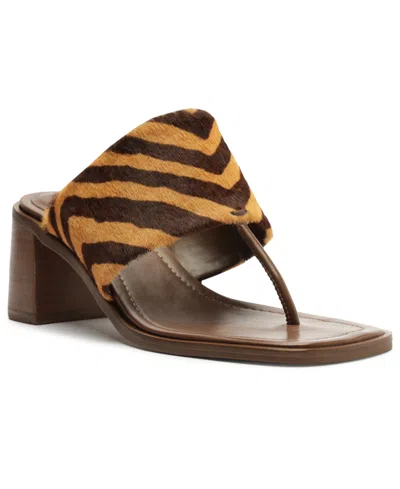 Schutz Martha Flip Flop In Brown