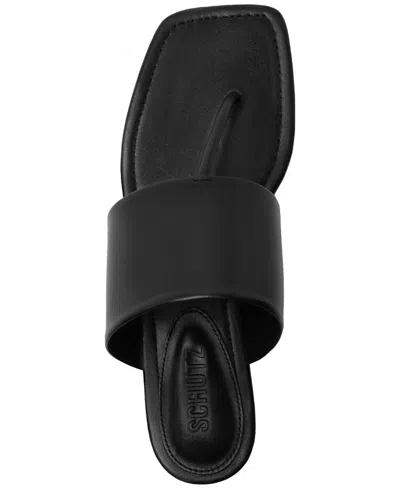Schutz Martha Slide Sandal In Black
