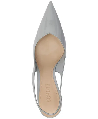 Schutz Women Lexi Mid Pointed Toe Pumps In Blue