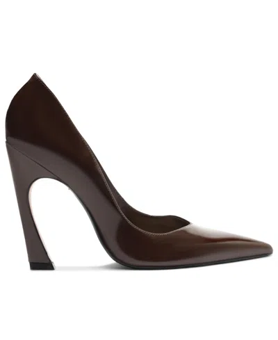 Schutz Lexi Pointed Toe Pump In Animal Print