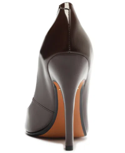 Schutz Lexi Pointed Toe Pump In Animal Print