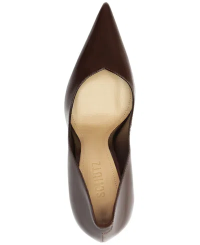 Schutz Lexi Pointed Toe Pump In Animal Print