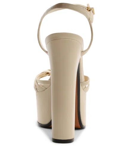 Schutz Tara Platform Sandal In White