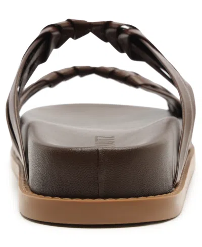 Schutz Tara Sporty Braided Sandal In Animal Print