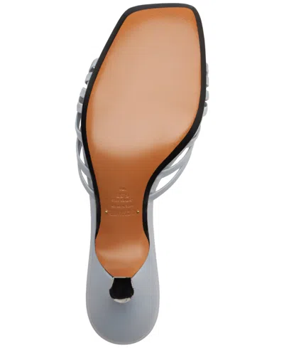 Schutz Tara Interlaced Slide Sandal In Blue