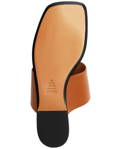 Schutz Martha Slide Sandal In Brown