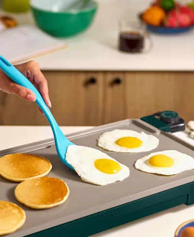 Bella 10" X 20" Electric Griddle With Warming Tray In Green