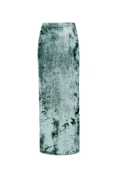 Lapointe Velvet Skirt In Animal Print