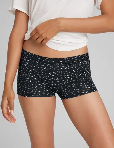 Tommy John Women's Second Skin Boyshort In Black