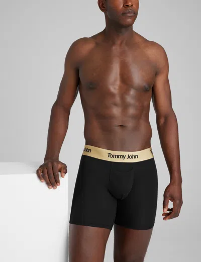 Tommy John Men's Second Skin Mid-length Boxer Brief 6"