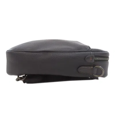 Pre-owned Coach Black Leather Backpack ()