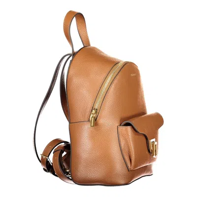 Coccinelle Leather Women Women's Backpack In Brown