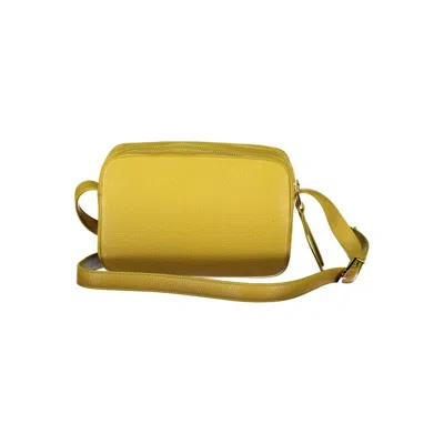 Coccinelle Green Leather Handbag In Yellow