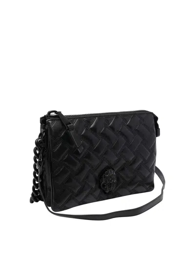 Kurt Geiger Black Kensington French Pouch Bag In Black