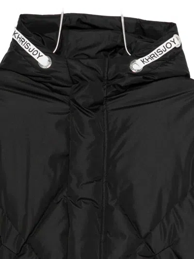 Khrisjoy Down Jacket With Hood In Black