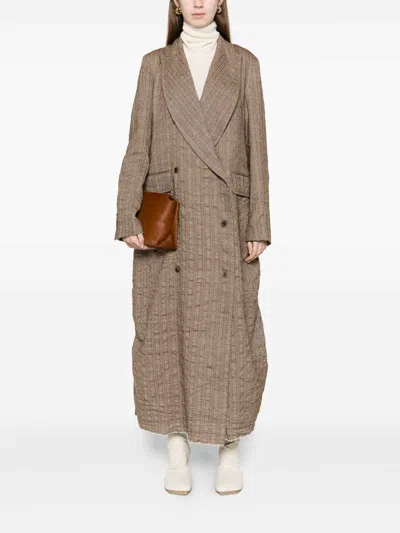 Uma Wang Coats In Brown