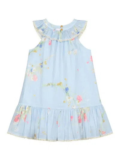 Zimmermann Floral-print Dress In Blue