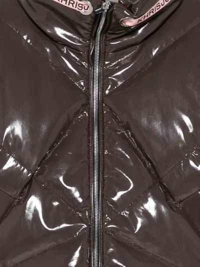 Khrisjoy Jacket With Logo In Brown