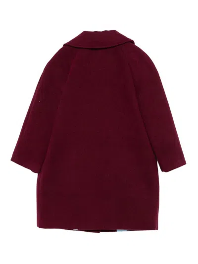 Mimisol Coat With Application In Burgundy