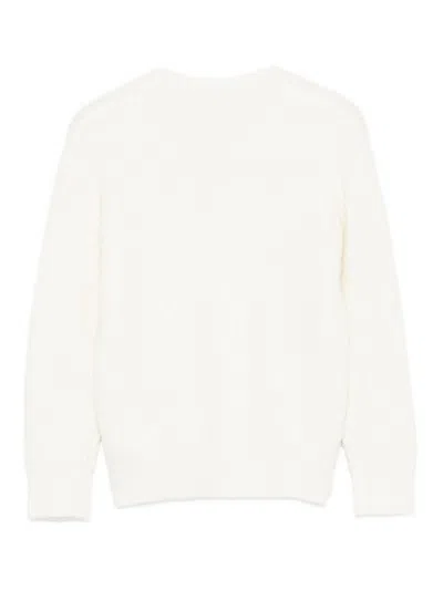 Paolo Pecora Ribbed Cardigan In Neutral