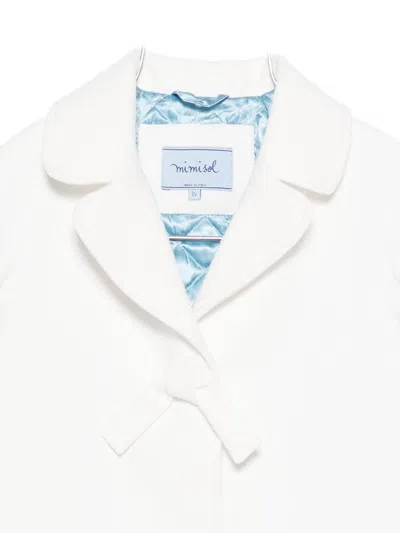 Mimisol Coat With Application In White