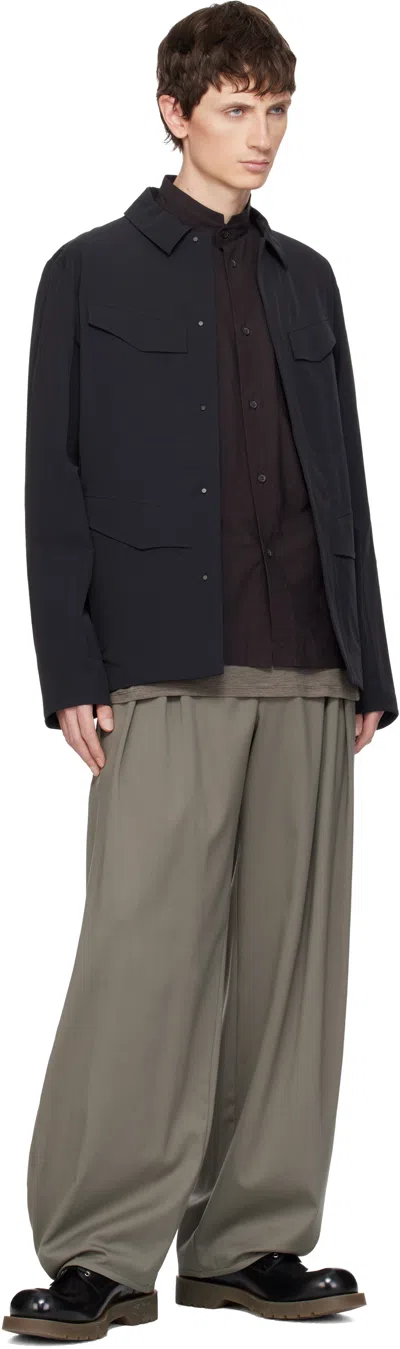 Veilance Black Field Softshell Jacket In Black