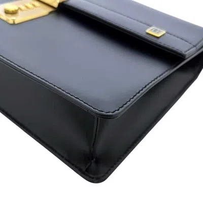 Pre-owned Dunhill Black Leather Clutch Bag ()