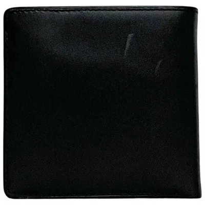 Pre-owned Dunhill Black Leather Wallet (bi-fold) ()