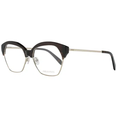 Pucci Emilio  Brown Metal Glasses Women's (frames) In Brown