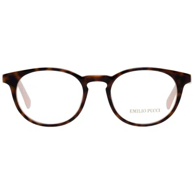 Pucci Emilio  Multicolor Plastic Glasses Women's (frames) In Brown