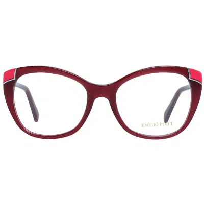 Pucci Emilio  Multicolor Plastic Glasses Women's (frames) In Red