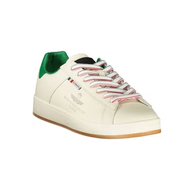 Esercito 1659 White Leather Men Men's Sneaker In Multi