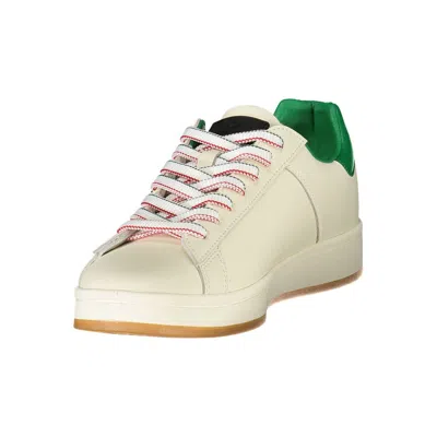 Esercito 1659 White Leather Men Men's Sneaker In Multi