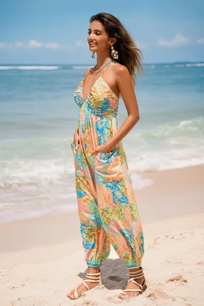 Cupshe Honey Pot Paisley Jumpsuit In Multi