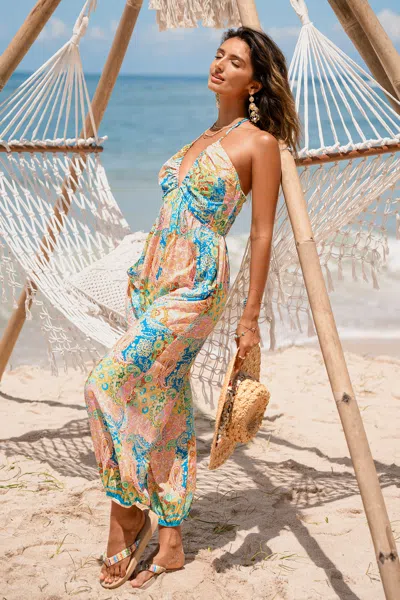 Cupshe Honey Pot Paisley Jumpsuit In Multi