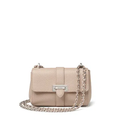 Aspinal Of London Micro Lottie Crossbody In Neutral