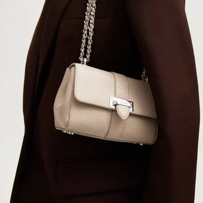 Aspinal Of London Micro Lottie Crossbody In Neutral