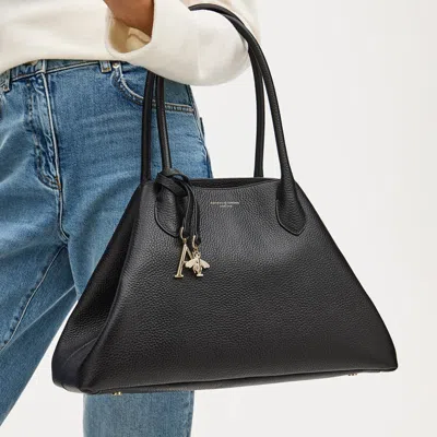 Aspinal Of London Large Paris Bag In Black