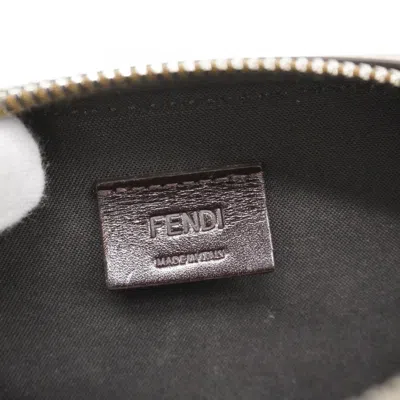 Pre-owned Fendi Brown Leather Pvc Shoulder Bag ()