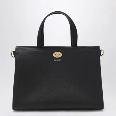 Burberry Small Cotswolds Tote Bag Gold Tone Hardware In Black
