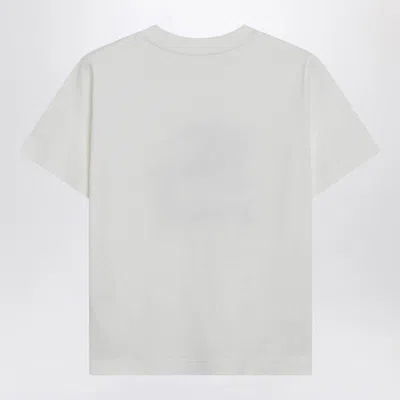 Burberry Equestrian Knight Design Cotton T-shirt In Animal Print