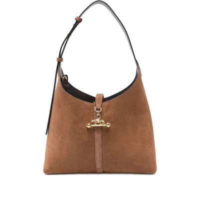 Strathberry Kite Shoulder Bag In Brown