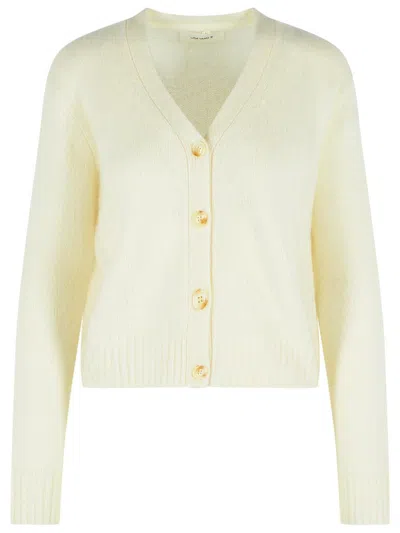 Lisa Yang 'marionette' Cashmere And Cream Silk Cardigan In Neutral