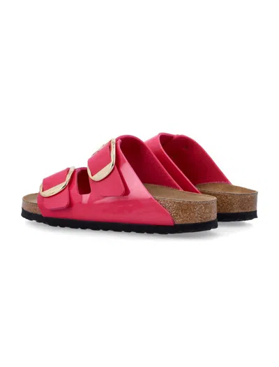Birkenstock Arizona Big Buckle Birko Patent In Pink