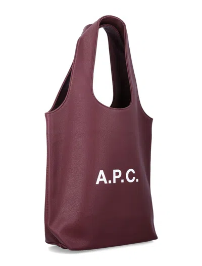 Apc A.p.c. Ninon Small Tote Bag In Purple