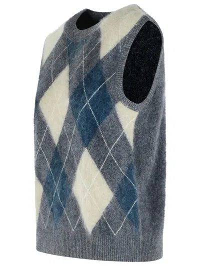 Lisa Yang 'yasmine' Graphite Cashmere Vest In Gray