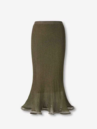 Simkhai Midi Skirt Brighton In Green