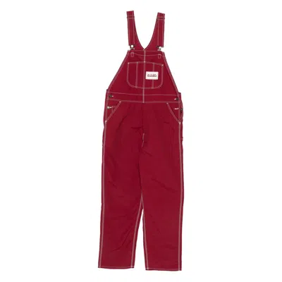 Napapijri Contrast-stitching Jumpsuit In Red
