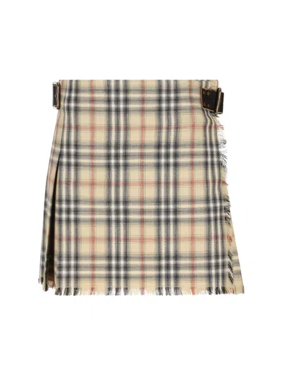 Burberry Skirts In Multi